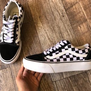 High top checkers fans 7.5 great condition